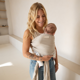 Baby Wrap από μπαμπού - Solid Παράκτιο Taupe