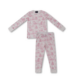 Children's PJ Set Pink Toile de Jouy