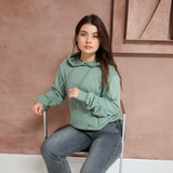 Bamboo Breastfeeding Hoodie - Ελιά