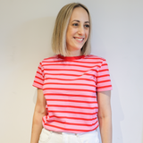 Breastfeeding T-Shirt Candy Stripes