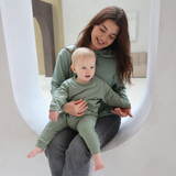 Bamboo Breastfeeding Hoodie - Ελιά