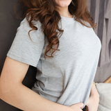 Θηλασμός T-Shirt Γκρι Heather