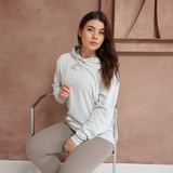Bamboo Breastfeeding Hoodie - Cool Grey