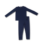 Children's PJ Set Ribbed Midnight