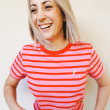 Breastfeeding T-Shirt Candy Stripes