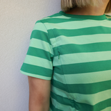 Θηλασμός T-Shirt Πράσινες ρίγες