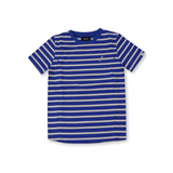 Breastfeeding T-Shirt Cobalt Stripes